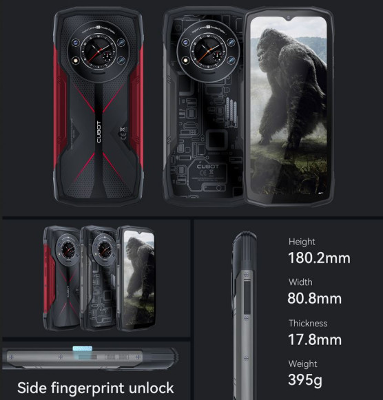 Смартфон Cubot KingKong Star 12/256Gb Black